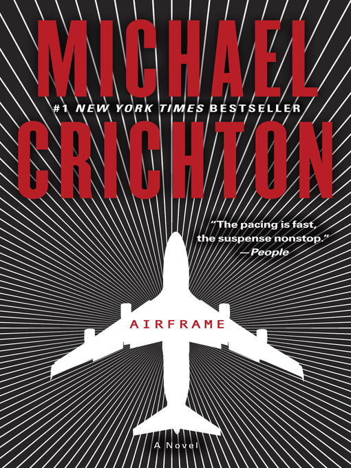 The cover of Airframe by Michael Crichton